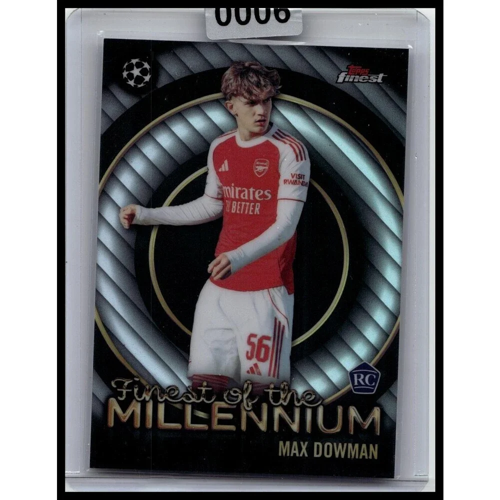 2025-26 Finest UEFA Max Dowman #FM-8 Arsenal FC Finest of the Millennium